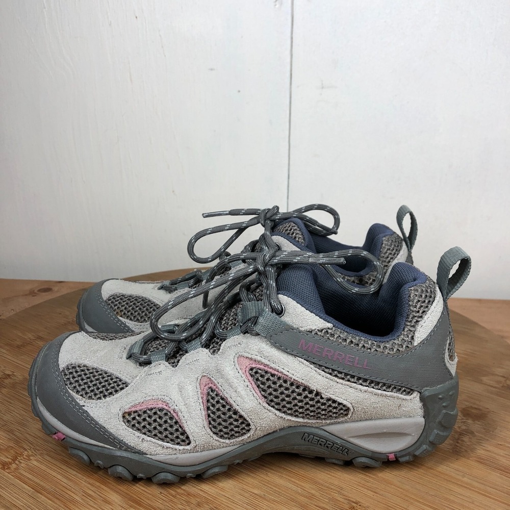 Merrell Yokota 2 Womens size 6 shoes gray athletic hiking sneakers